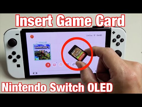 Nintendo Switch OLED: How to Insert Game Card