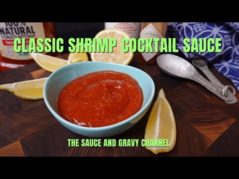 Classic Red Cocktail Sauce | Shrimp Cocktail | Cocktail Sauce | Cocktail Sauce Recipe