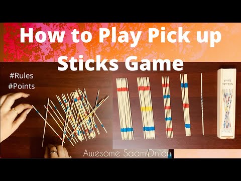 mikado spiel game how to play | pick up stick rules | Awesome Saamonion mikado spiel game how to play | pick up stick rules | Awesome Saamonion