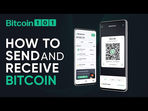 How to send and receive Bitcoin - Bitcoin 101