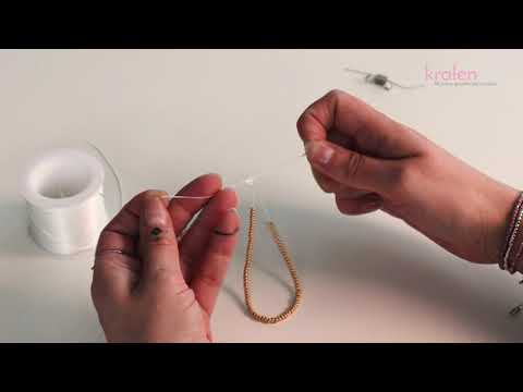 Basistechniek sieraden maken: hoe werk je elastiek rijgdraad af met een knoopje?