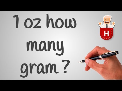 1 oz how many gram
