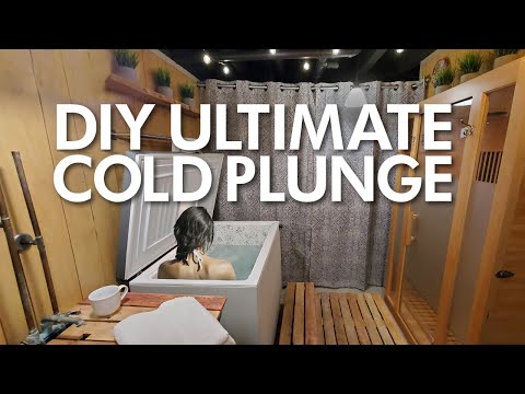 DIY Ultimate Cold Plunge | How To Ice Bath Wim Hof Style Cold Therapy |  Cheap Freezer Hacks & Tips