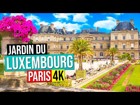 LUXEMBOURG GARDENS (Jardin du Luxembourg) - Paris, France 4K