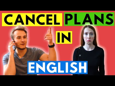 How to Cancel Appointment/Plans in English | Improve your English | Sound Like a Native