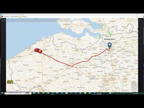 Route animatie vanuit Google maps - GPX - Video deluxe