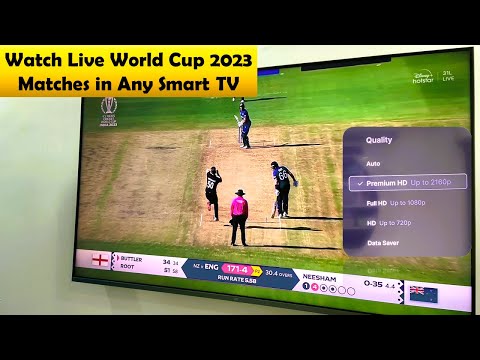 How to Watch Live World Cup 2023 Matches in Any Smart TV