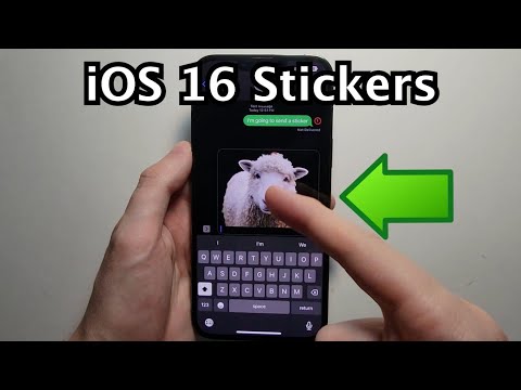 iOS 16 How to Make Stickers - iPhone 13