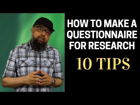 How to Make a Questionnaire for Research