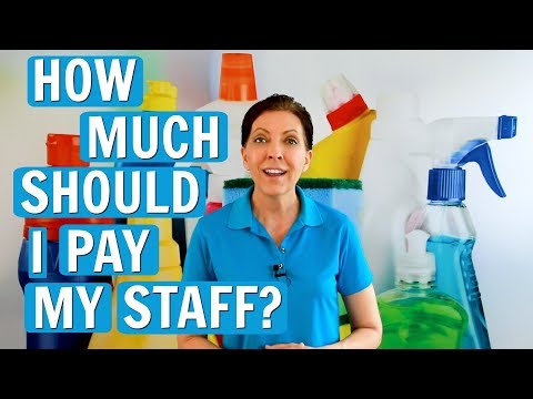 How Much Should You Pay a Cleaning Employee?