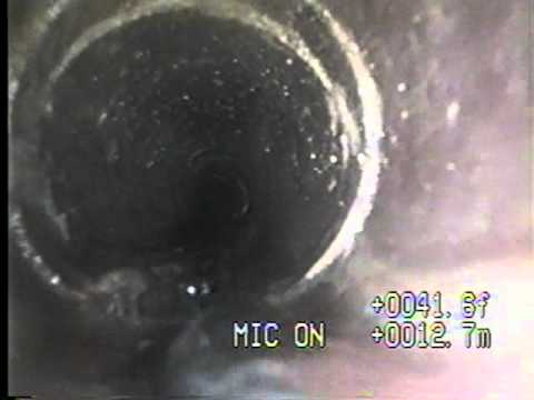 Plumbing Camera - shows pipe needs sewer line repair