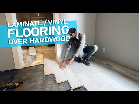 How to Install Laminate or Vinyl Plank Flooring over old Hardwood