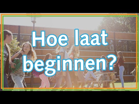 Hoe laat begint school?