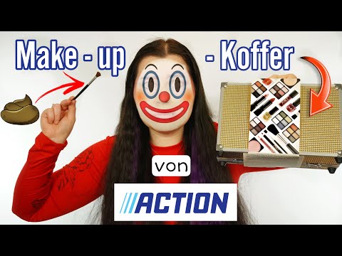 KATASTROPHE ! 😭... ich schminke mich mit einem Make-up-Koffer von ACTION !