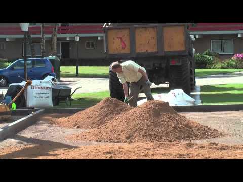 Aanleg Jeu de Boulesbaan