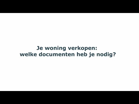 Notaristip: je woning verkopen, welke documenten heb je nodig?