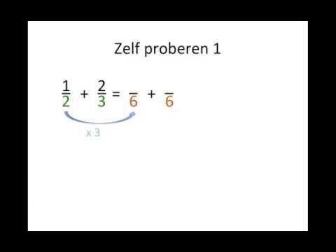 2.3 Breuken gelijknamig maken