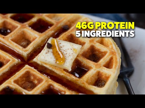 Protein Waffles with Simple Ingredients | Easy & Healthy