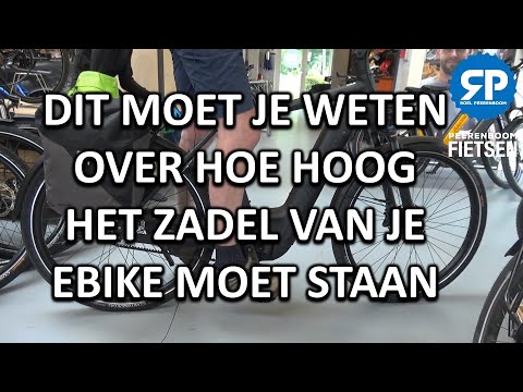 ZADELPIJN, PIJN IN JE RUG? DIT MOET JE WETEN OVER HOE HOOG HET ZADEL VAN JE EBIKE MOET STAAN