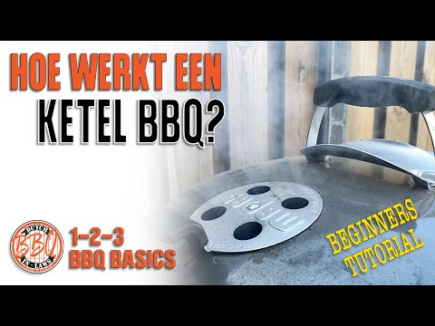 Beginners Tutorial II Hoe werkt een KETEL Barbecue? II Directe & Indirecte ZONES II 1-2-3 BBQ Basics