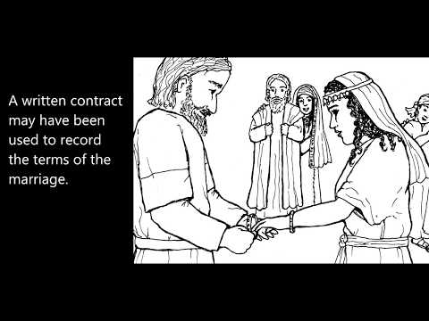 Betrothal and Marriage in the Time of the Bible