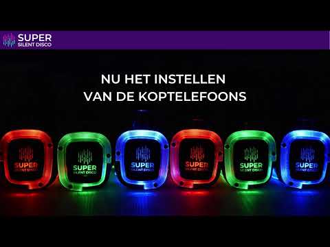 Hoe stel je een silent disco in? Silent disco instructievideo