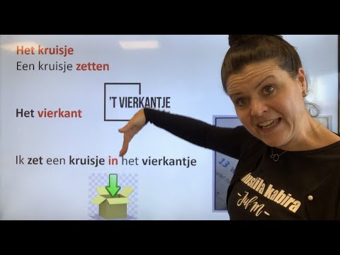 NT2 22 opdracht maken rondje kruisje streep lijn zetten/trekken? Wat moet ik doen? TC2.9 #learndutch