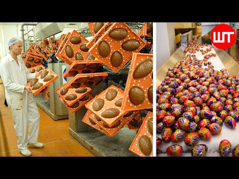 How Are Easter Eggs Made | Amazing Candy Factory process