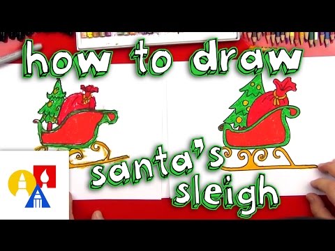 How To Draw Santa's Sleigh